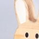 Handcrafted Pine Wood Rabbit Face Knob
